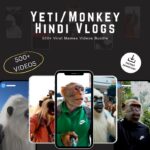 500+ VEO 3 Hindi Monkey & Yeti Vlog Bundle | Viral AI Animal Reels | TikTok, YouTube Shorts I Instagram