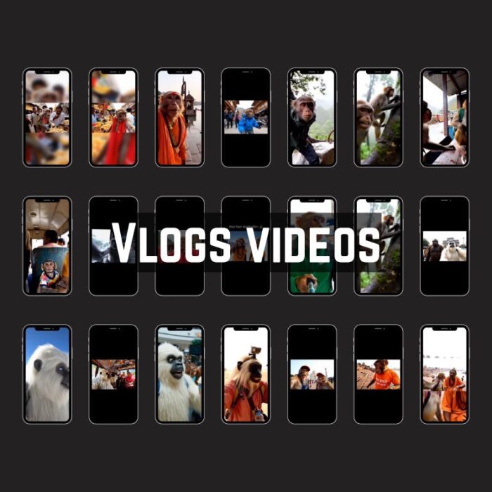 500+ VEO 3 Hindi Monkey & Yeti Vlog Bundle | Viral AI Animal Reels | TikTok, YouTube Shorts I Instagram - Image 2